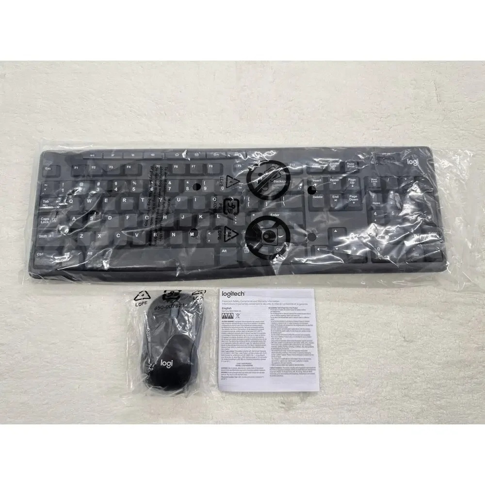 Logitech MK270 Wireless Keyboard & Mouse Combo Windows 2.4GHz Black Open Box